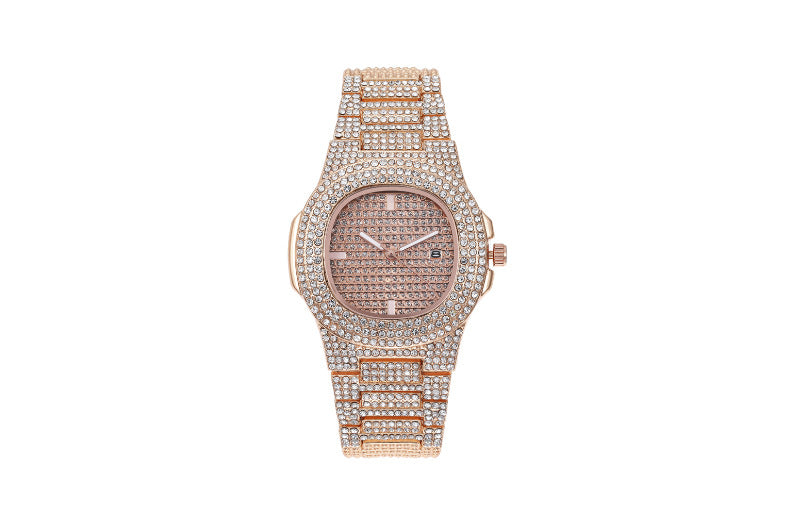 Patek Philippe Full Diamond Watch for boy and girl