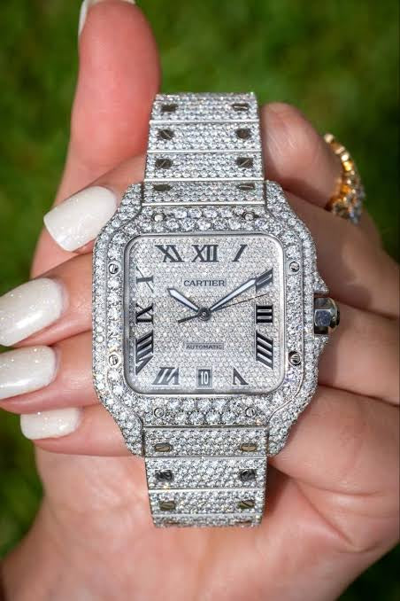 Patek Philippe Full Diamond Watch for boy and girl